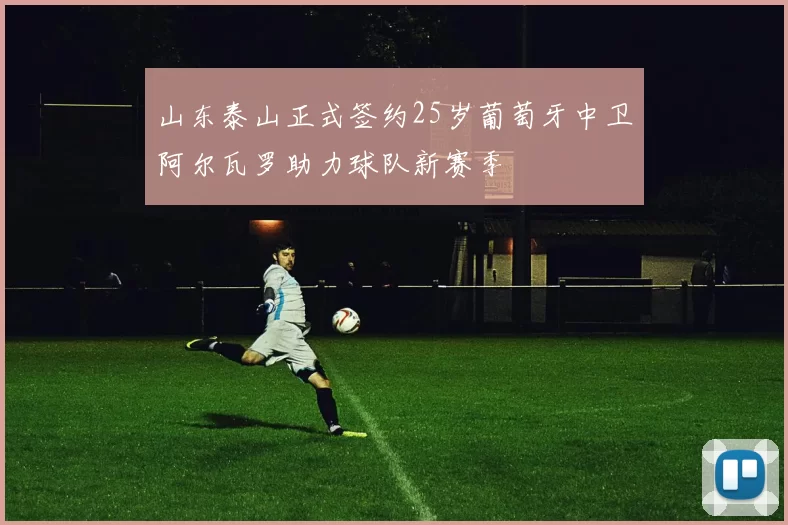 山东泰山正式签约25岁葡萄牙中卫阿尔瓦罗助力球队新赛季